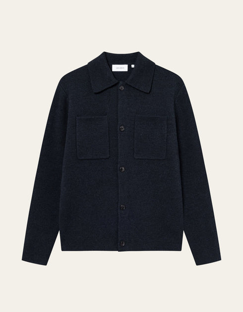 LES DEUX FISCHER MILANO KNIT OVERSHIRT
